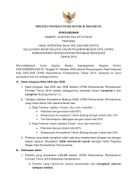 Pebulutangkis indonesia spesialis ganda putra, kevin sanjaya sukamuljo (kedua dari kiri di barisan depan), tengah mengikuti ujian cpns bersama sejumlah atlet nasional lainnya di kantor badan kepegawaian negara (bkn), cawang, jakarta, rabu (28/11/2018). Integrasi Nilai Skd Skb Detil Pdf