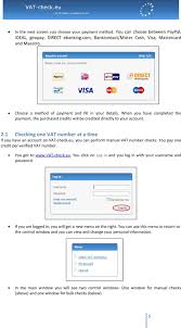 If your username has been locked. Manual Vat Check Eu Pdf Free Download