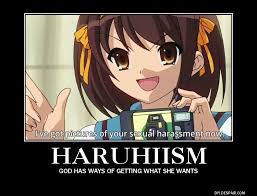Haruhiism The Melancholy Of Haruhi Suzumiya Know Your Meme