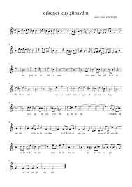 erkenci kus gunaydin nota taner yuncuoglu sheet music erkenci kus harmonica tabs