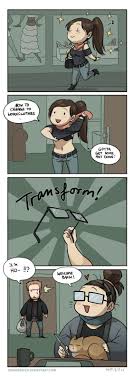 Artist Illustrates Everyday Life With Her Boyfriend And Cat Artist Illustrates Everyday Life With Her Boyfriend And Cat In 30 Adorable Comics Funny Comics Cute Comics Comics
