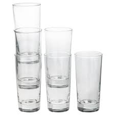 Godis Glass Clear Glass Height 6 Package Quantity 6 Pack Ikea Ikea Glasses Glass Clear Glass