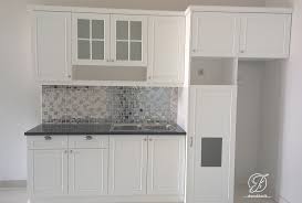 Model dan desain kitchen set minimalis. Jual Kitchen Set Minimalis Cat Duco Putih Furniture Duco Klasik