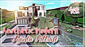 One blogger shows us how to use navy paint, bedding, accents, and more. Bloxburg Modern Aesthetic Villa 185k Bloxburg House By Virloh