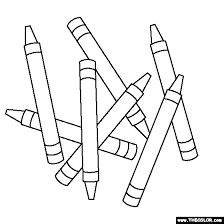 Crayons Coloring Page Cute Coloring Pages Coloring Pages Online Coloring Pages