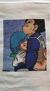 Savesave blue dragon cross stitch pattern for later. Finished Vegeta Bulma Cross Stitch Album On Imgur