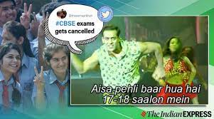 Cbse (central board of secondary educaation) 2013 board exams are going to start from march 1st. Memes Flood Social Media After Cbse Cancels Remaining Board Exams Trending News The Indian Express