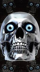 110 wallpaper whatsapp keren gratis dan terlengkap 2018. Chrome Skull Skull Wallpaper Wallpapers For Mobile Phones Uhd Wallpaper