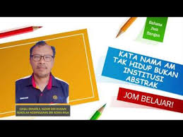 Check spelling or type a new query. Tatabahasa Kata Nama Am Tak Hidup Bukan Institusi Abstrak Youtube