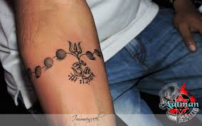 Realistic Rudraksha Tattoo By Aatman Tattoos Bangalore Hand Tattoos For Guys Wrist Band Tattoo Om Tattoo Design