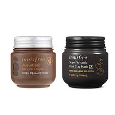Innisfree Super Volcanic Pore Clay Mask 2x Jeju Volcanic 100ml Shopee Malaysia