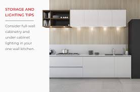 Best tiles for kitchen walls in india: One Wall Kitchen Layouts Design Tips Inspiration