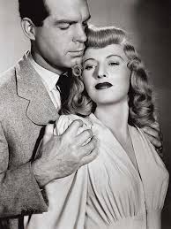 Birthday Remembrance : BARBARA STANWYCK July 16, 1907 January 20, 1990  (Photo : Barbara Stanwyck with Fred MacMurray in "Double Indemnity" by  Billy Wilder