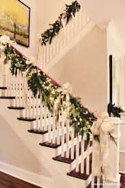 Staircase Garland Christmas Staircase Holiday Parades Christmas Stairs