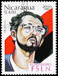 Ritratto Di Carlos Fonseca Fondatori Della Serie Fsln Intorno Al 1983  Immagine Editoriale