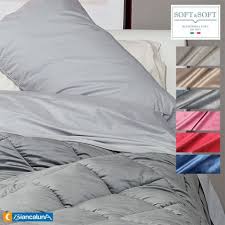 Raso 300 tc di puro cotone Velvet Trapunta Invernale In Velluto Misura Matrimoniale 260x260 Biancaluna Soft Soft Softandsoft It