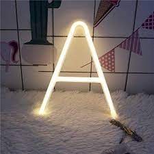 Amazon Com Neon Letter Light Guocheng Led Letter Light Alphabet Lamp Decor Light Bar Sign Home Decoration B Neon Letter Lights Light Letters Lighted Bar Signs
