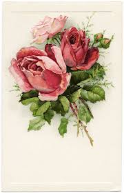 Maybe you would like to learn more about one of these? Free Vintage Image My Birthday Wish Roses Postcard Old Design Shop Blog