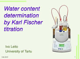 Karl Fischer Titration | Ppt