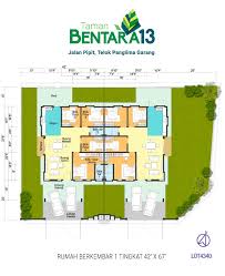 Bina rumah semi d hanya rm200k sahaja. Rumah Berkembar Setingkat Di Taman Bentara 13 Jalan Pipit Telok Panglima Garang Mega 3 Housing