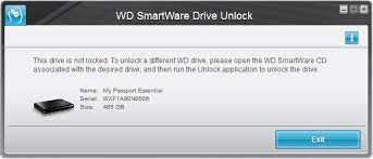If you are using the wd security or wd . Wd Smartware Drive Unlock Western Digital Super User