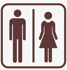 Male and female thin line icon. Public Toilet Female Mark Bathroom Male Symbol Free Transparent Png Download Pngkey
