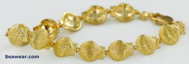 The gifts of life are unexpected. Jewelry Bracelets Shell Bracelet Full Gold