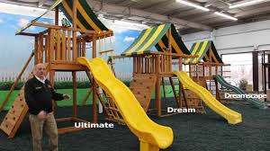 A previous metal swingset that i had purchased. Comparing 3 Straight Base Wooden Swing Sets Youtube