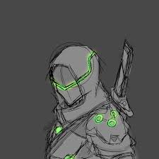 I've wanted to draw genji in. Genji Overwatch 2 Chiiba Illustrations Art Street