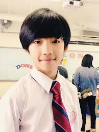 Qiunan's new hair style for the new movie.