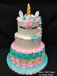 Happy Birthday Glitter Rose Gold Unicorn Cake Unicorn Cake Cake Unicorn Cake Savoury Cake