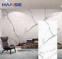 Wholesale Price 1200X2400 China Gloss White Porcelain Tiles Floor Tiles  with Gold Veins for Hotel