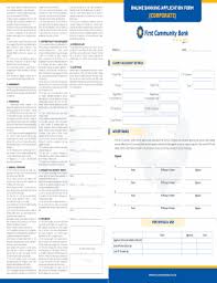 Maybe you would like to learn more about one of these? Fillable Online Fcb Internet Banking Form Corporate Web 2014 First Community Bank Fax Email Print Pdffiller
