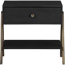 James Nightstand Crate Barrel Love How Open It Is On The Side Like Metal Chair Legs Nightstand Crate And Barrel Bedside Tables Nightstands