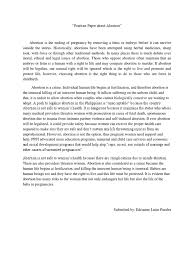 Each delegation should submit one complete position paper that covers all of the committees and topics for their delegation. Position Paper About Abortion Abortion Pregnancy