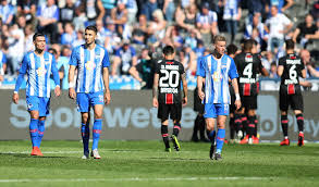 Bundesliga 2020/21 | hertha bsc und arminia bielefeld trennen sich mit 0:0. Bundesliga 18 19 Hertha Bsc Gegen Bayer 04 Leverkusen Die Bilder Des Spiels