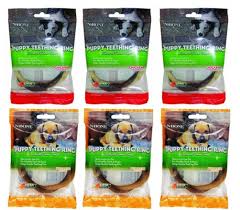 Ships from and sold by amazon.ca. N Bone Natural Puppy Teething Rings With Dha And Calcium 2 Flavor 6 Ring Bundle 3 Chicken Flavor Teething Rings And Puppy Teething Dog Snacks Natural Puppy