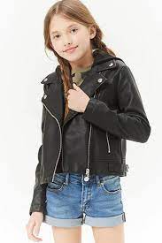 Girls Jackets Outerwear Denim Faux Leather More Forever 21 In 2021 Girls Fashion Clothes Cute Girl Outfits Tween Outfits