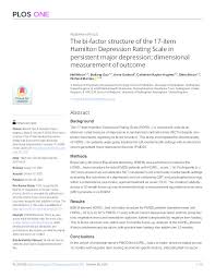 Image result for Hamilton Depression Scale