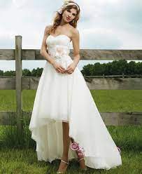 Shop Vintage Short Wedding Dresses At Cheap Prices Hi Low Wedding Dress Wedding Dresses High Low Hem Wedding Dress