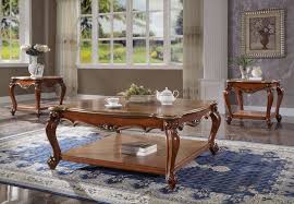 Check spelling or type a new query. Acme 88220 Picardy Square Coffee Table Set In Vintage Cherry Oak