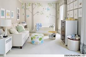 Onlarca modern tasarım ile çocuğunuzun odasını mükemmel bir şekilde dekore edin. Krem Renk Bebek Odasi Duvar Kagidi Ev Dekorasyonu