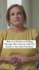 Former Olympic champion #MaryLouRetton describes what it was like for her  family when doctors told them to say their goodbyes. Watch her full  interview at the link in bio.