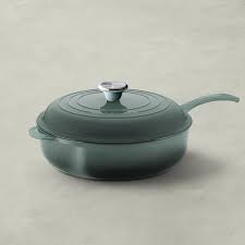 Now 4x stronger, le creuset's toughened nonstick pro saute pan delivers superior results and everyday ease of use. Le Creuset Signature Enameled Cast Iron Deep Saute Pan 4 1 4 Qt Williams Sonoma