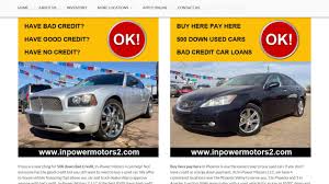 If you are unsure of what vehicles are available for you in your area go ahead these types of dealers are setup to help people with bad credit buy a car with a cheap down payment and help rebuild their credit at the same time. Buy Here Pay Here Phoenix 500 Down In Power Motors 4 Llc Youtube