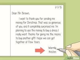 Bereavement thank you note example. How To Write A Thank You Note For Money 14 Steps With Pictures