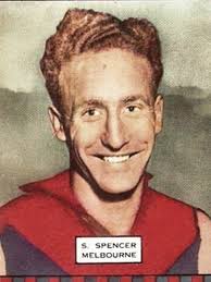 Stuart Spencer. Played 1950-1963. Games Melbourne 122, Clarence (TFL) 161.  Premiership player Melbourne 1955, 1956.