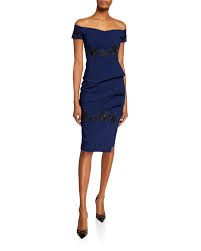 Chiara Boni La Petite Robe Thira Off The Shoulder Cap Sleeve Cocktail Dress In 2020 Petite Robes Dresses Fashion