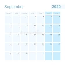 September 2020 sunday monday tuesday wednesday thursday friday saturday 1 2 3 4 5 6 7 8 9 10 11 12 13 14 15 16 17 18 19 20 21 22 23 24 25 26 27 28 29 30 2020 September Wall Planner In Blue Pastel Color Week Starts On Monday Stock Vector Illustration Of Business Blue 165770429