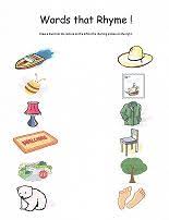 rhyming worksheets